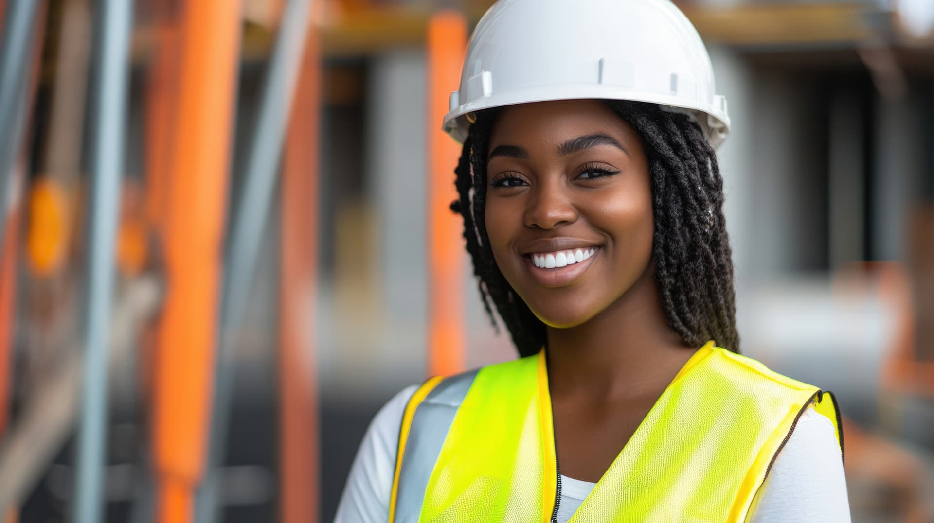 Équipe en équipement de protection sur un site industriel